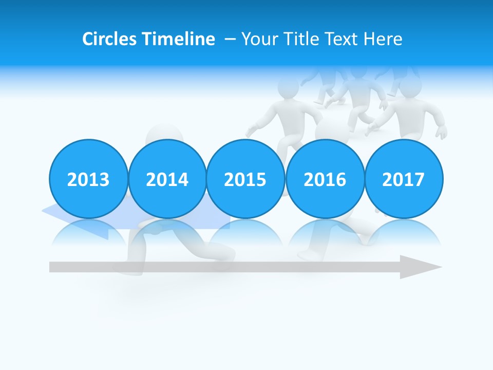 Forward Development Symbol PowerPoint Template