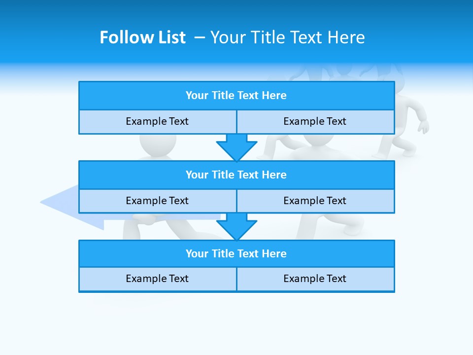 Forward Development Symbol PowerPoint Template