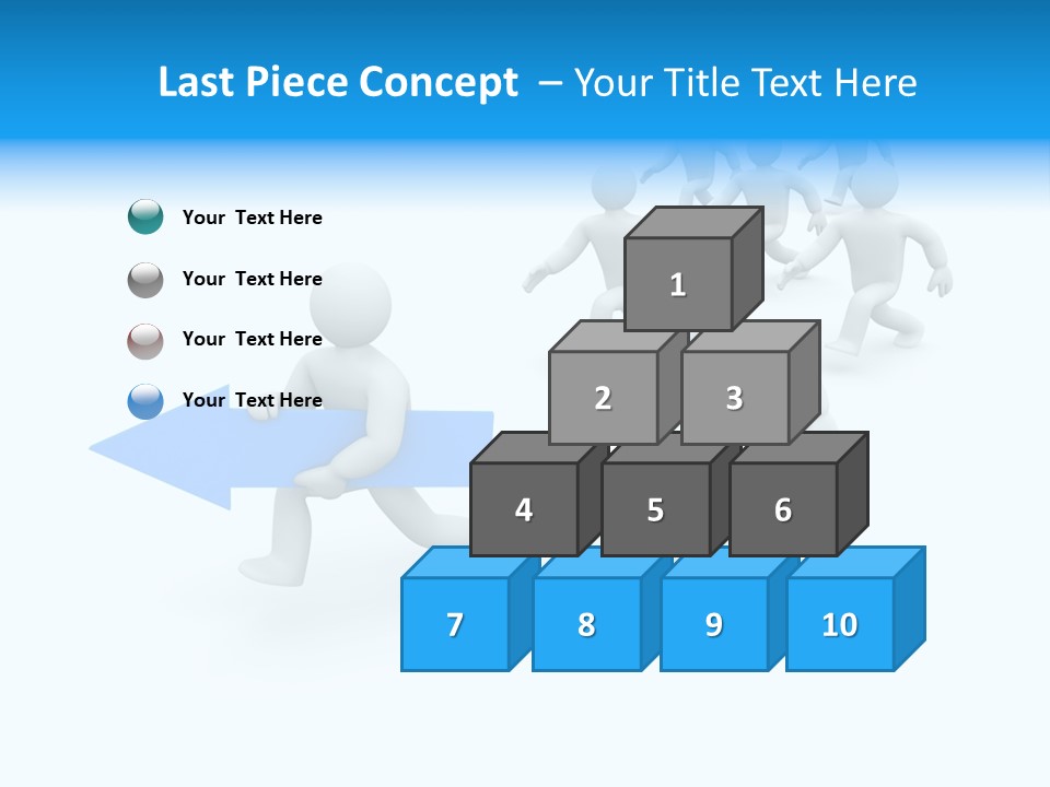 Forward Development Symbol PowerPoint Template