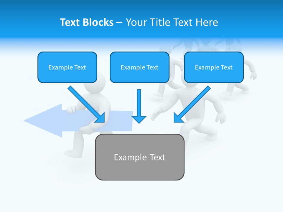 Forward Development Symbol PowerPoint Template