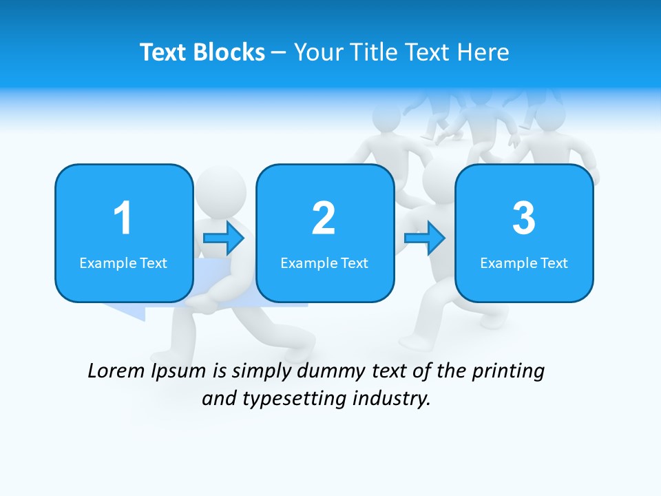 Forward Development Symbol PowerPoint Template