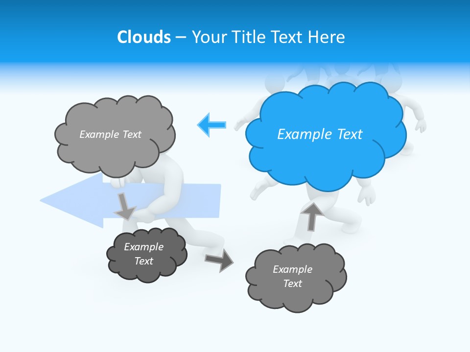 Forward Development Symbol PowerPoint Template