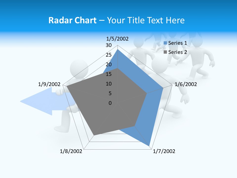 Forward Development Symbol PowerPoint Template