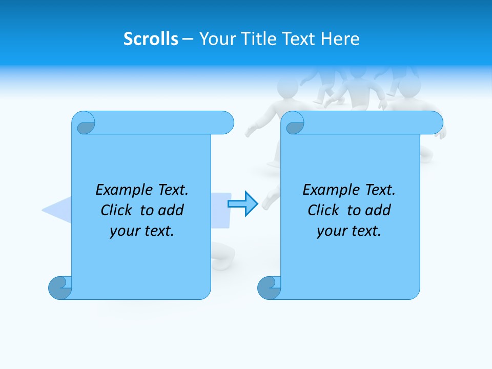 Forward Development Symbol PowerPoint Template