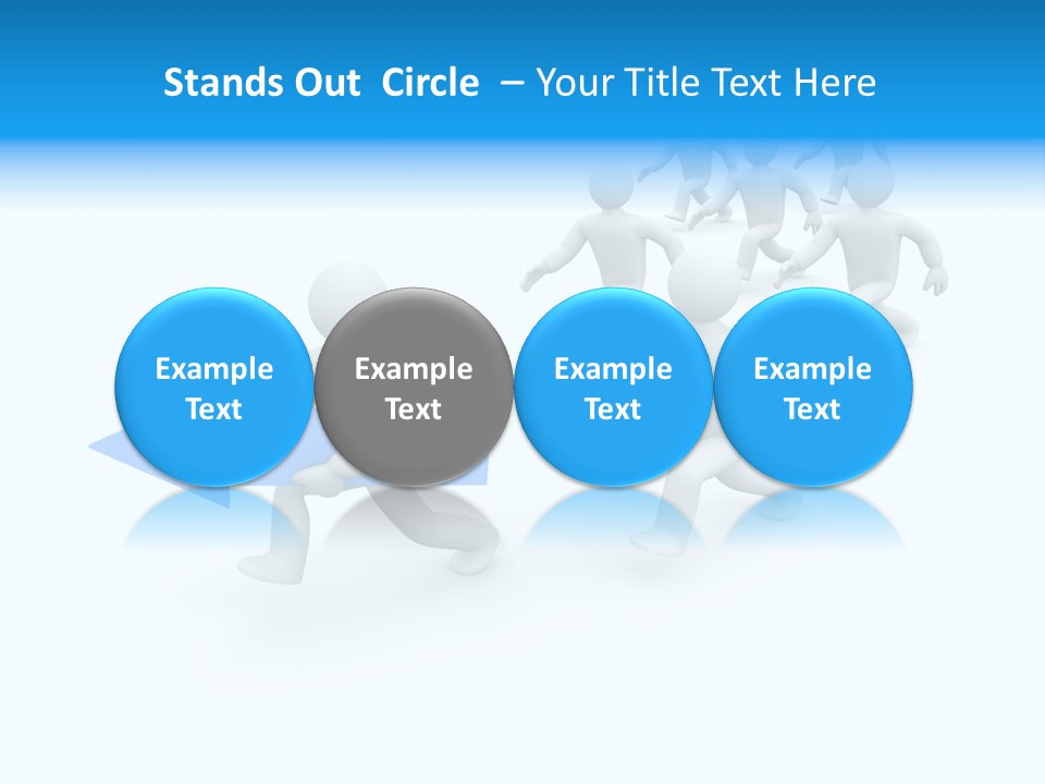 Forward Development Symbol PowerPoint Template