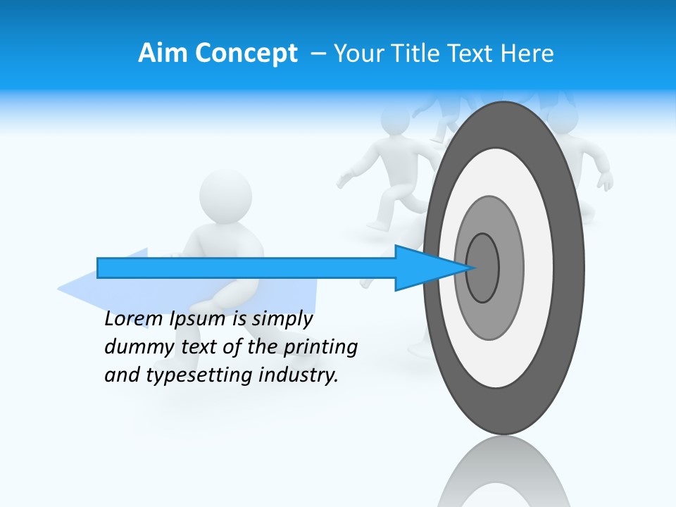 Forward Development Symbol PowerPoint Template