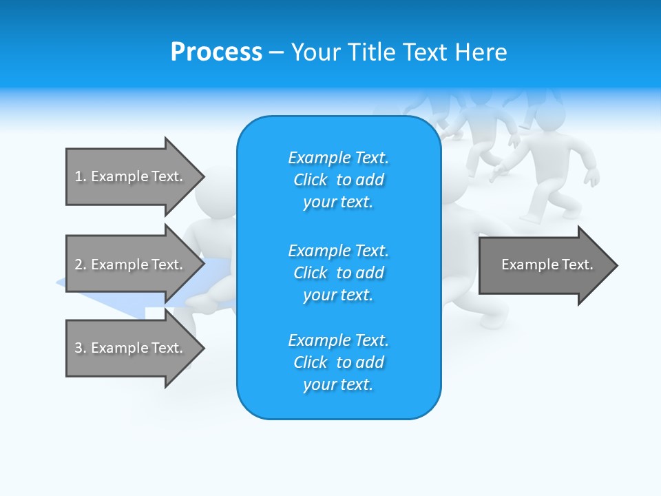Forward Development Symbol PowerPoint Template