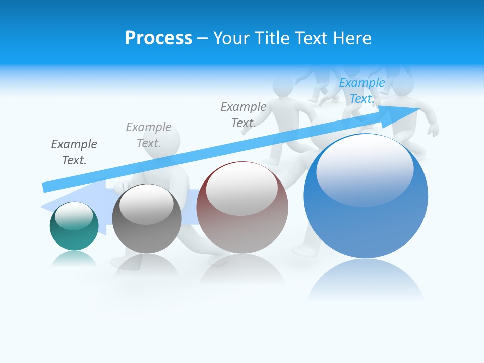 Forward Development Symbol PowerPoint Template