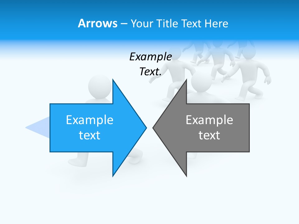 Forward Development Symbol PowerPoint Template