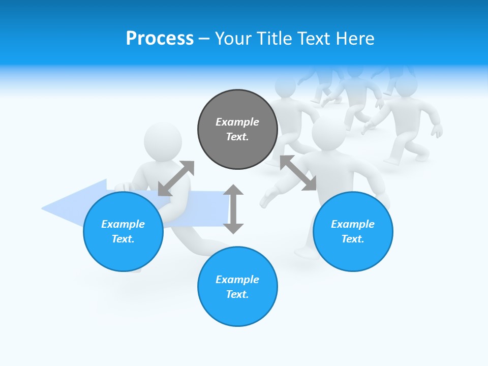 Forward Development Symbol PowerPoint Template