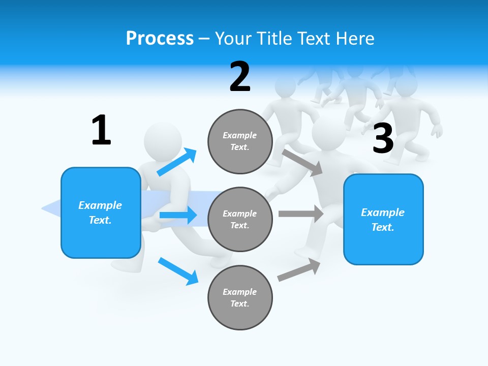 Forward Development Symbol PowerPoint Template