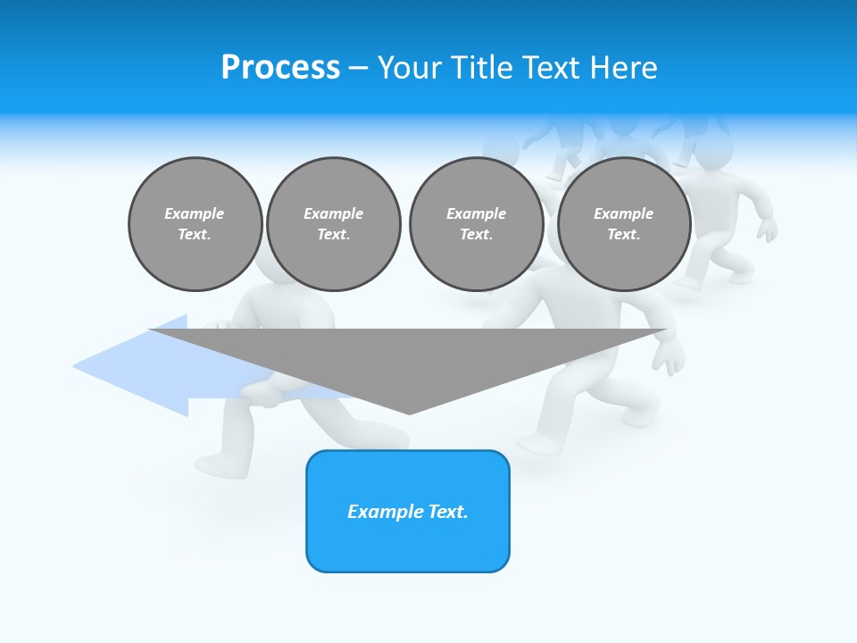 Forward Development Symbol PowerPoint Template