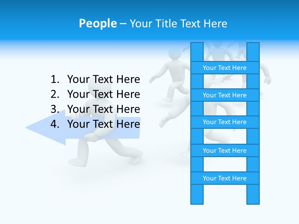 Forward Development Symbol PowerPoint Template