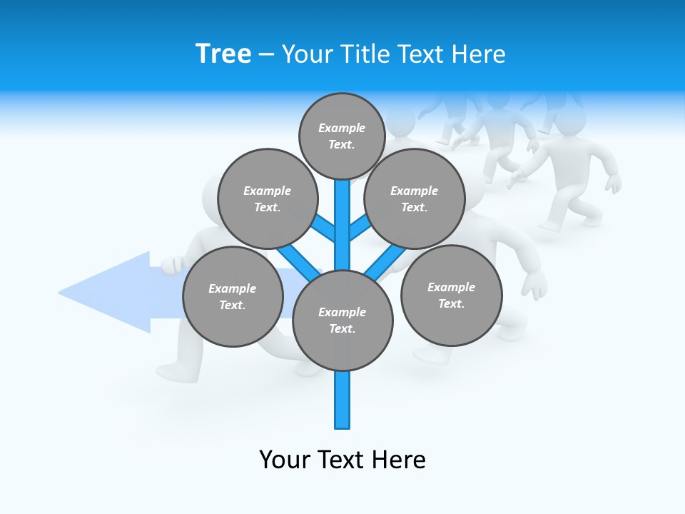 Forward Development Symbol PowerPoint Template