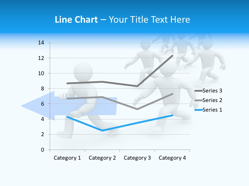 Forward Development Symbol PowerPoint Template