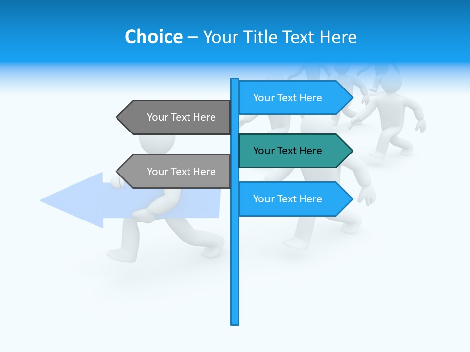 Forward Development Symbol PowerPoint Template