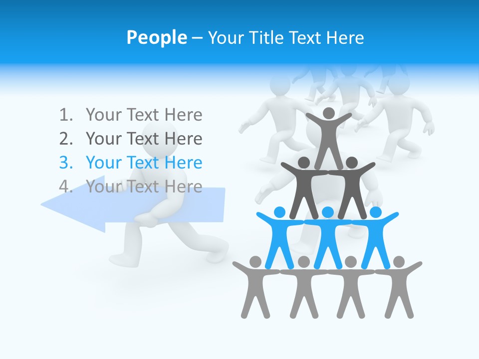 Forward Development Symbol PowerPoint Template