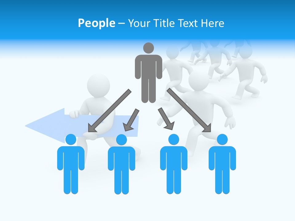 Forward Development Symbol PowerPoint Template