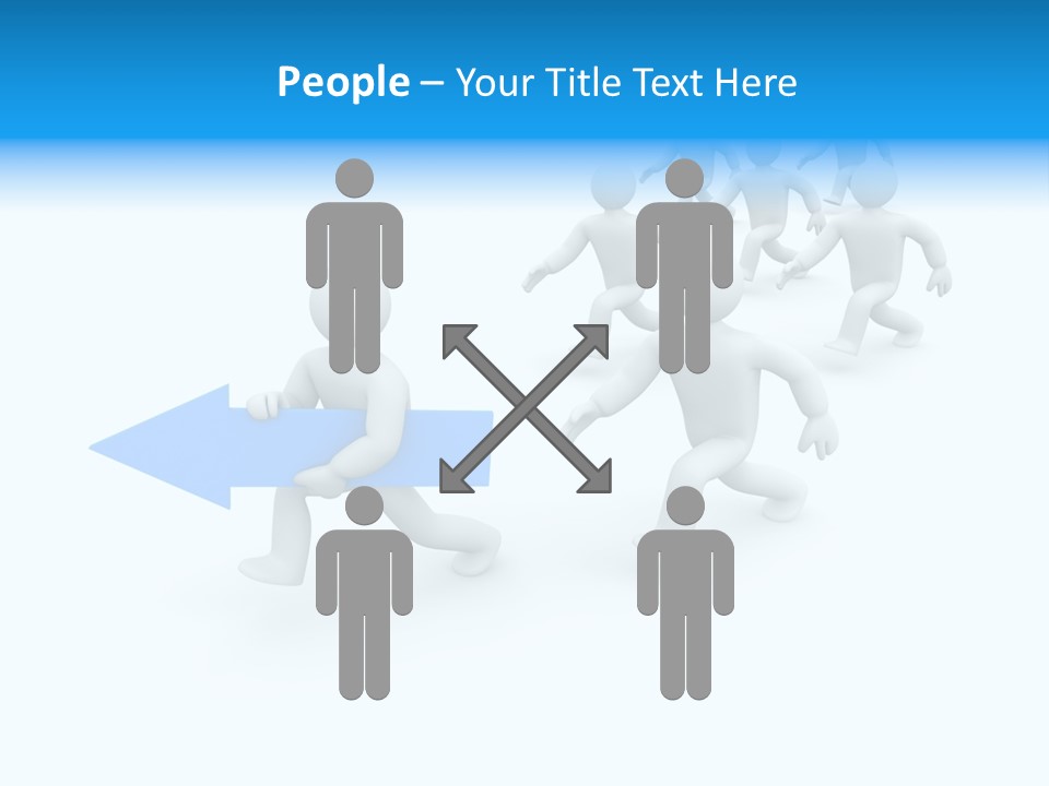 Forward Development Symbol PowerPoint Template