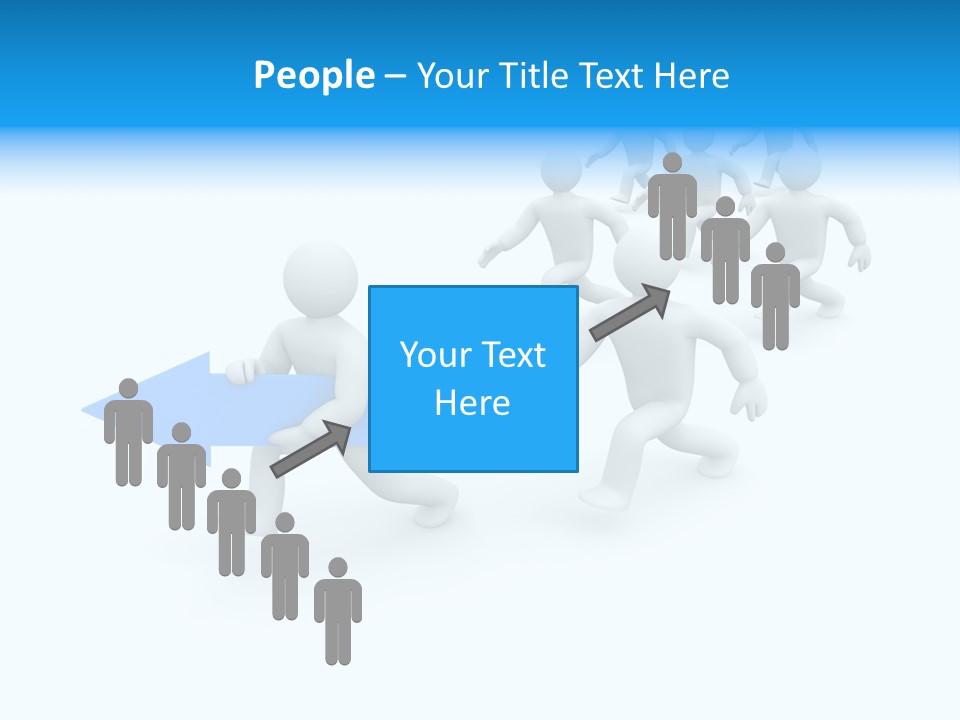 Forward Development Symbol PowerPoint Template