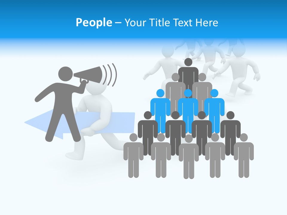 Forward Development Symbol PowerPoint Template