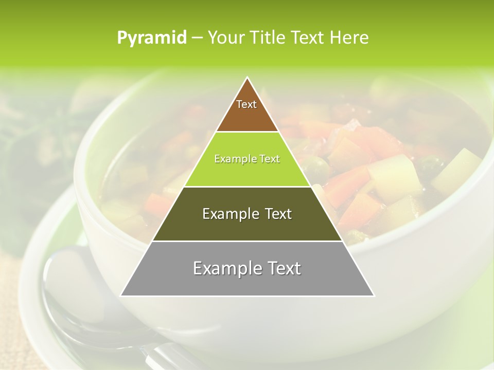 Green Bean Dish Red PowerPoint Template