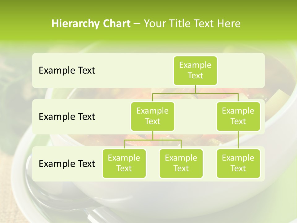 Green Bean Dish Red PowerPoint Template