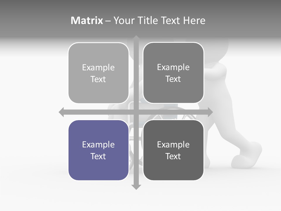 Disabled Single Assistance PowerPoint Template