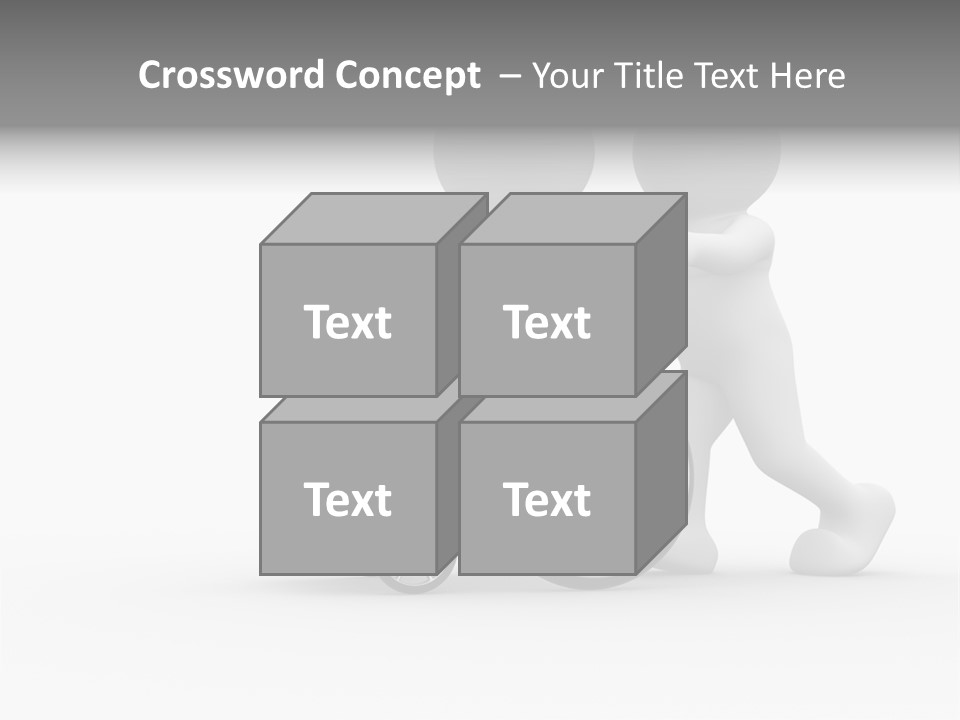 Disabled Single Assistance PowerPoint Template