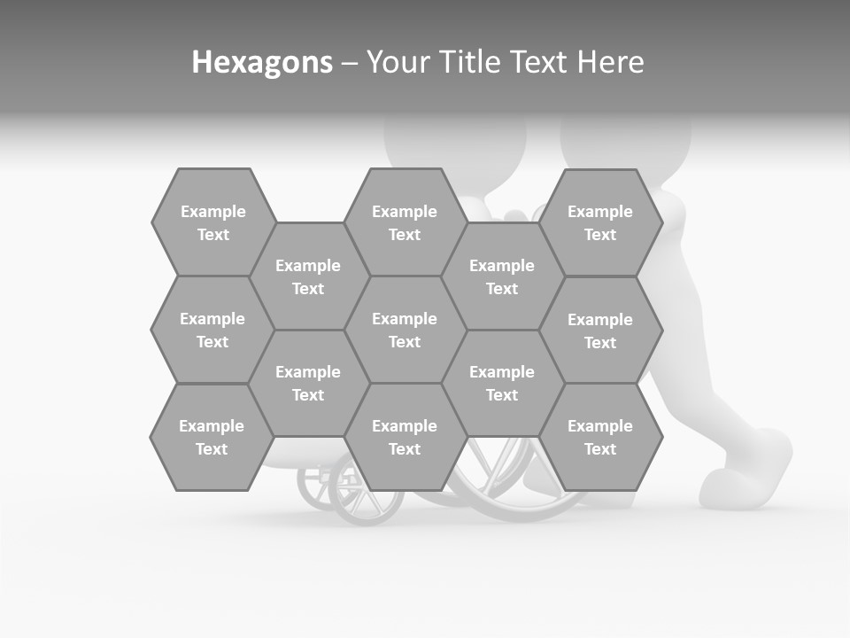 Disabled Single Assistance PowerPoint Template