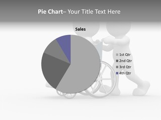 Disabled Single Assistance PowerPoint Template