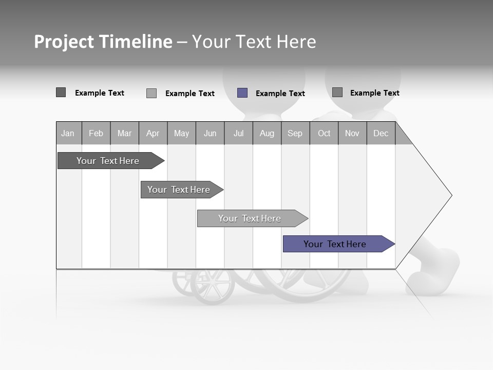 Disabled Single Assistance PowerPoint Template
