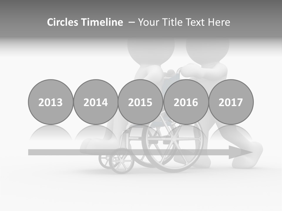 Disabled Single Assistance PowerPoint Template
