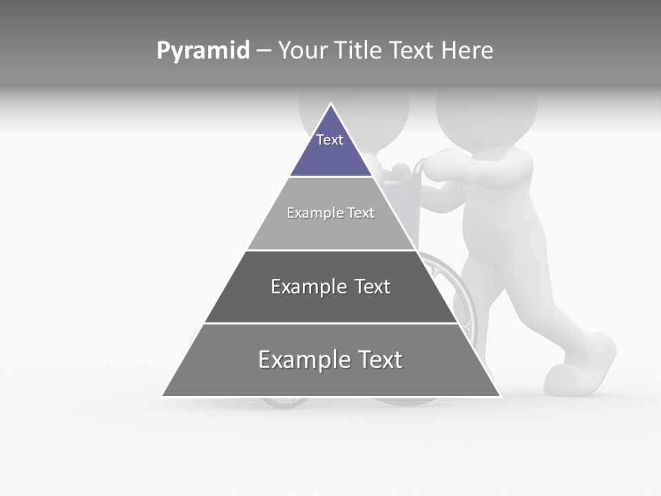 Disabled Single Assistance PowerPoint Template