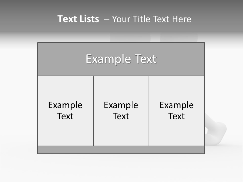 Disabled Single Assistance PowerPoint Template