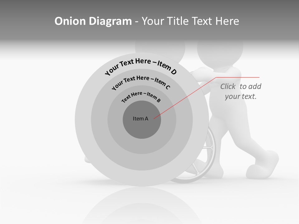 Disabled Single Assistance PowerPoint Template