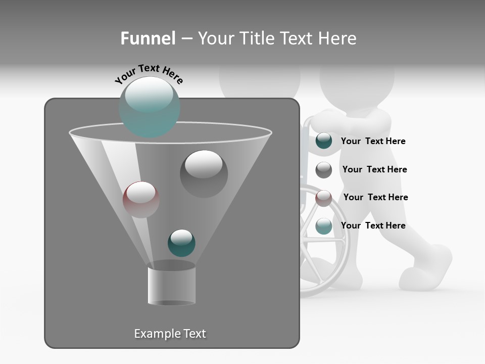 Disabled Single Assistance PowerPoint Template