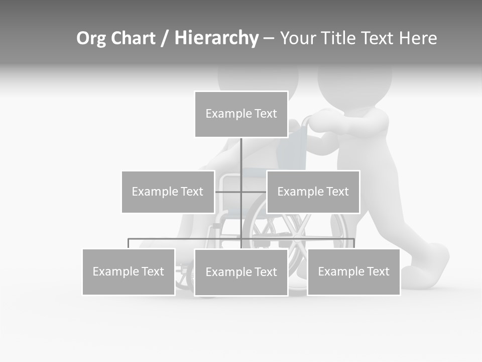 Disabled Single Assistance PowerPoint Template