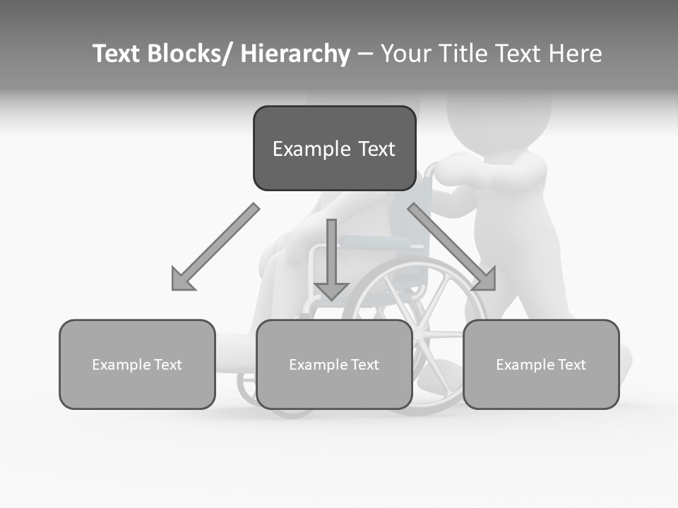 Disabled Single Assistance PowerPoint Template