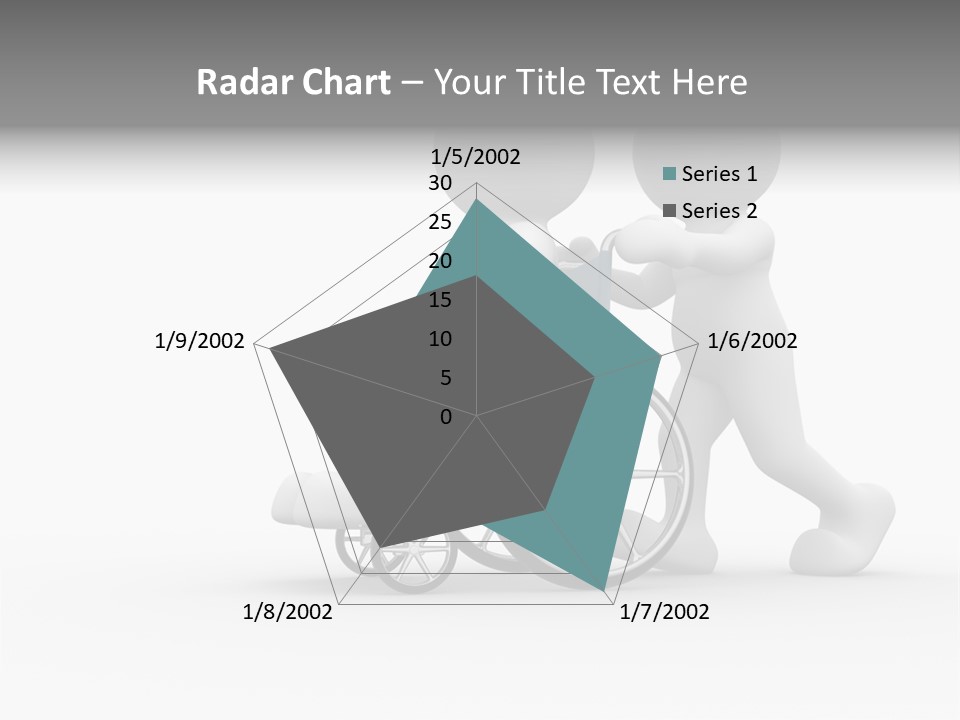 Disabled Single Assistance PowerPoint Template