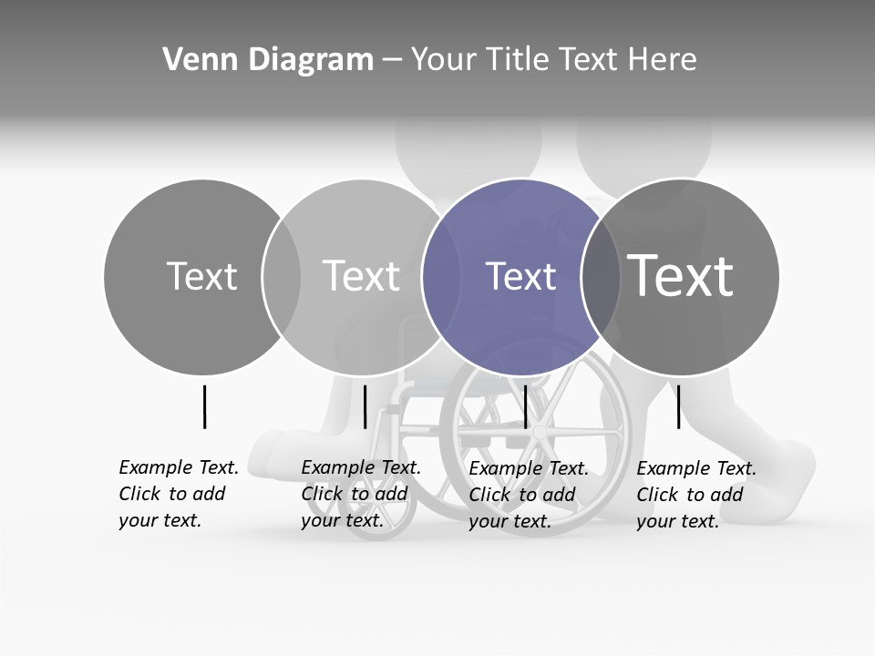 Disabled Single Assistance PowerPoint Template