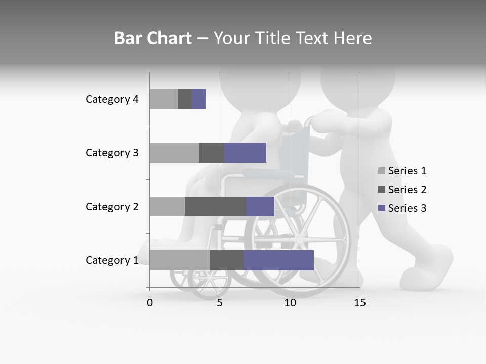 Disabled Single Assistance PowerPoint Template