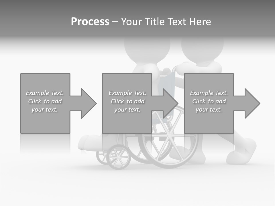 Disabled Single Assistance PowerPoint Template