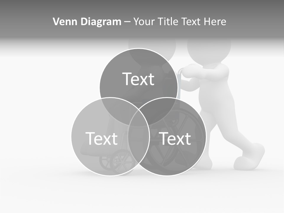 Disabled Single Assistance PowerPoint Template