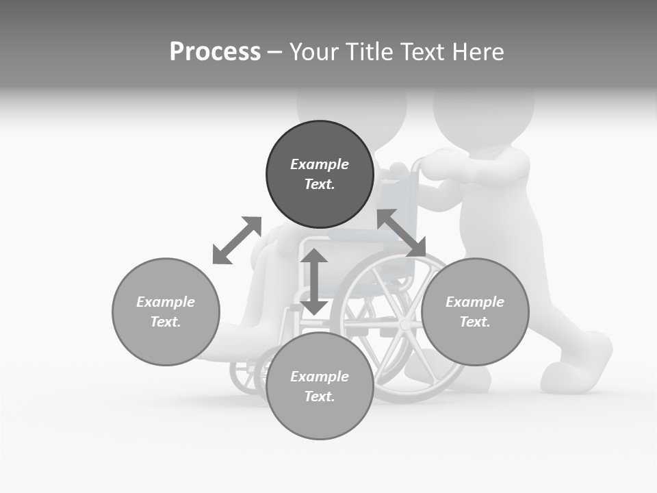 Disabled Single Assistance PowerPoint Template