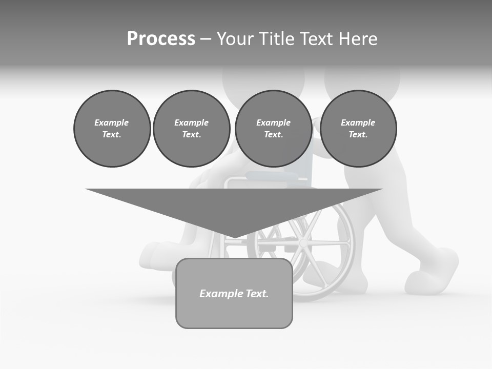 Disabled Single Assistance PowerPoint Template