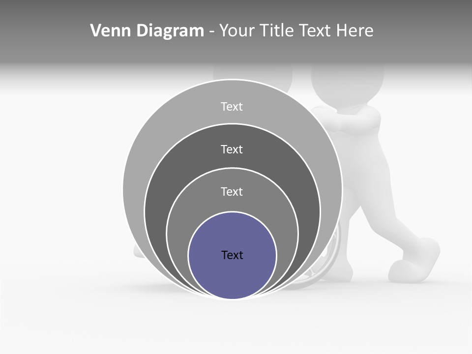 Disabled Single Assistance PowerPoint Template