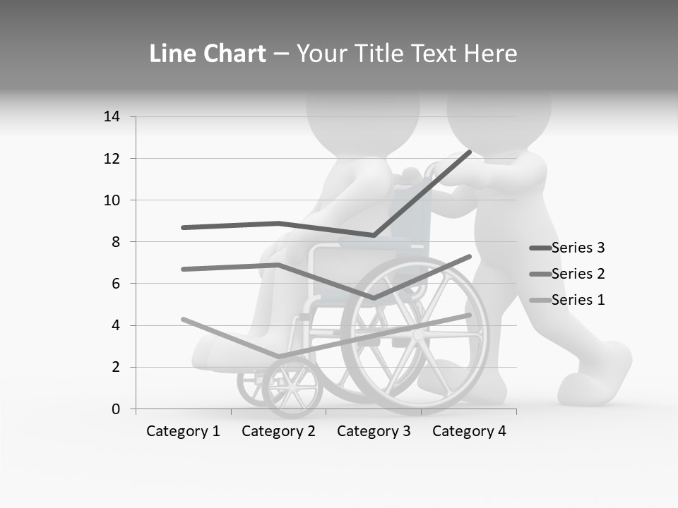 Disabled Single Assistance PowerPoint Template