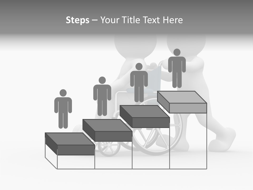 Disabled Single Assistance PowerPoint Template