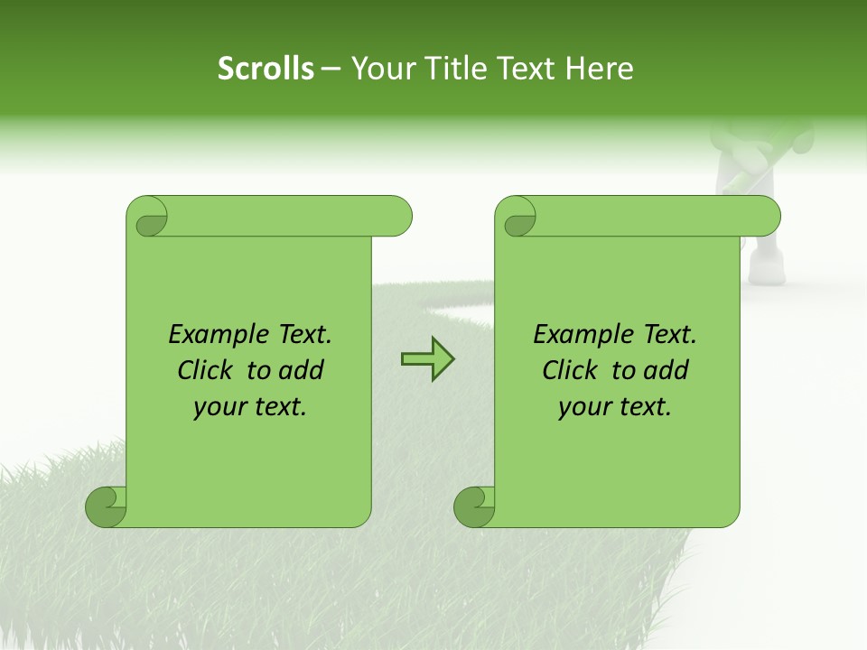Concept Person Way PowerPoint Template